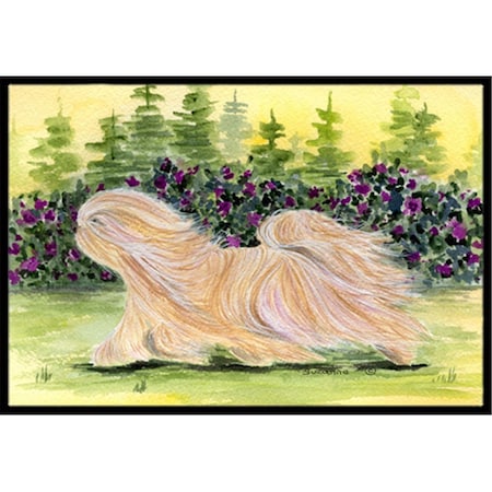 Carolines Treasures 18 x 27 in. Lhasa Apso Indoor Outdoor Doormat SS8328MAT